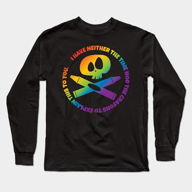 Crayons Long Sleeve T-Shirt by Teamtsunami6